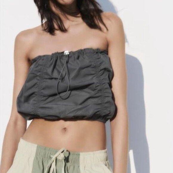 ZARA | Tube Top Cropped | Sz. XL - Picture 1 of 6